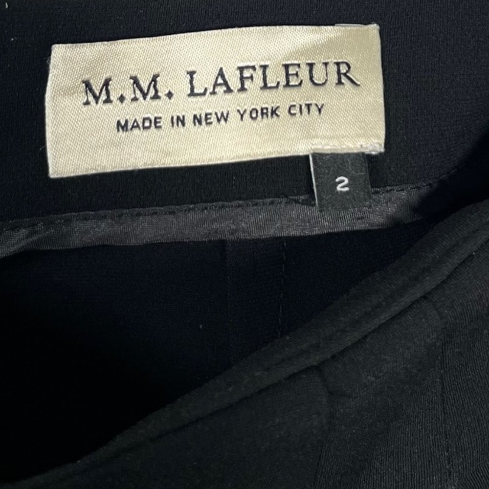 MM LaFleur Black Pencil Skirt Size 2 - Picture 4 of 4